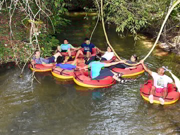 Floating on the river