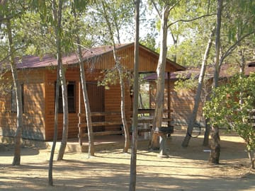 Outside the lodge