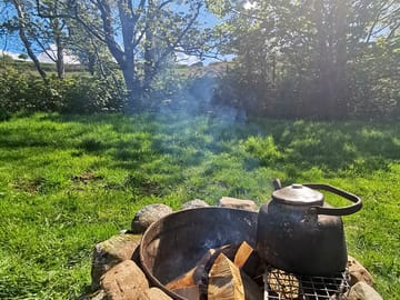 Around the firepit
