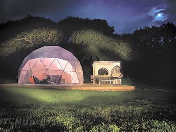 Magical domes looks amazing in the moonlight
