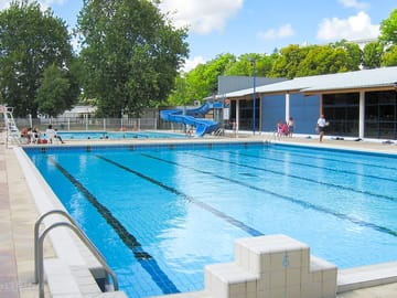 Nearby municipal pool, free for guests at the site