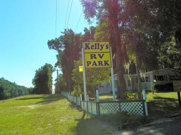 Entrance to the large campground