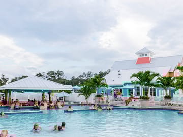 Escape the summer sun in the heated pool, with an adults-only swim-up bar