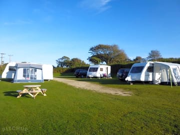 Top tier of caravan site.