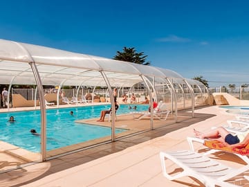 Heated and covered pool