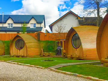 Exterior of the pods
