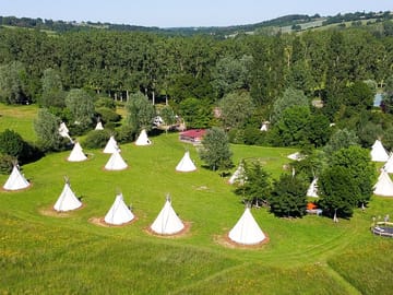 Aerial view of the site