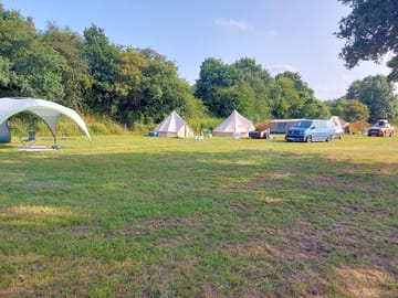 Spacious camping area