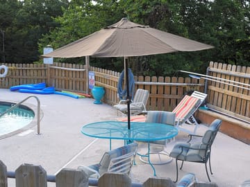 Large heated swimming pool