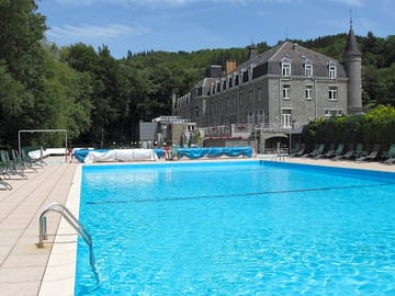 Swimming pool next to the site