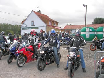 Many bikers visit the site