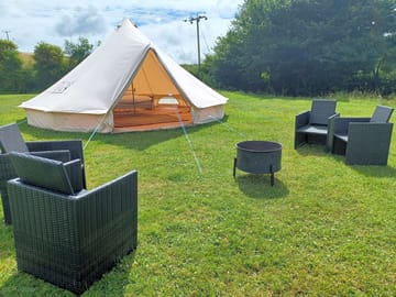 One of our new 6 meter Bell tents