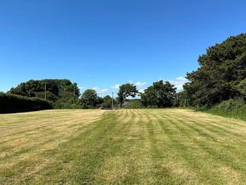 Flat Mown Grass field