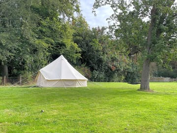Lots of space around the bell tent