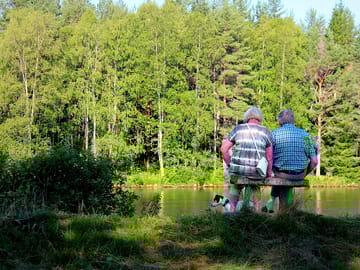 Relaxing by the river