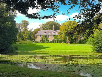 Estate house and pond