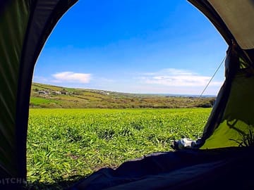 View from a tent