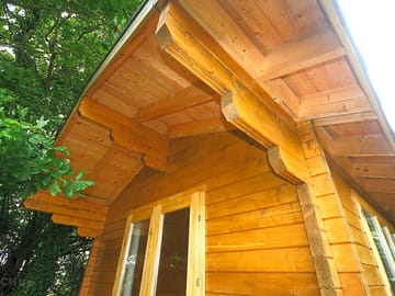 Yealm cabin exterior
