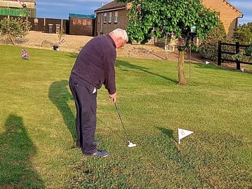 Free clock golf, garden boules and outdoor dominoes