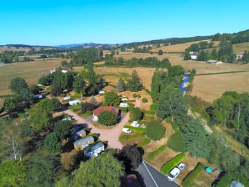 Aerial view of site