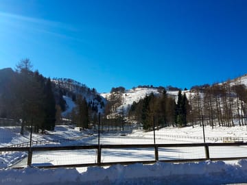 The lake in winter