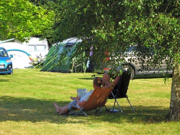 Shaded spots to relax in