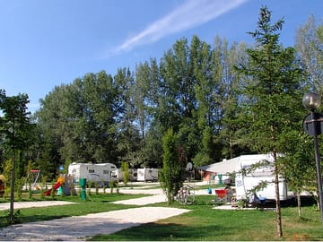 Looking over the park