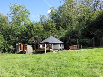External view of yurt