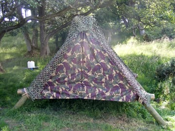 Covers over the tents