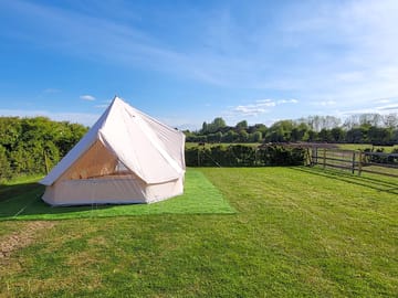 Bell tent exterior