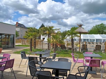 Poolside terrace