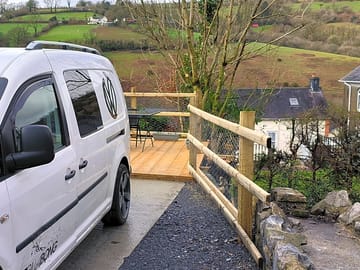 Parked at the pitch
