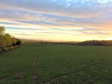 The view inland