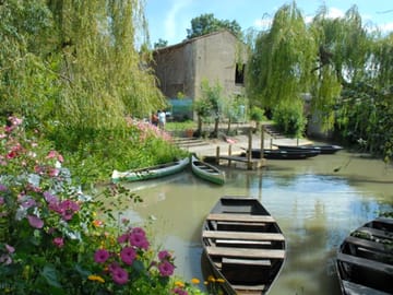 The campsite's pier