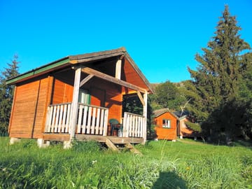 Outside of the lodges