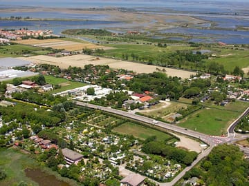 Aerial view of the site
