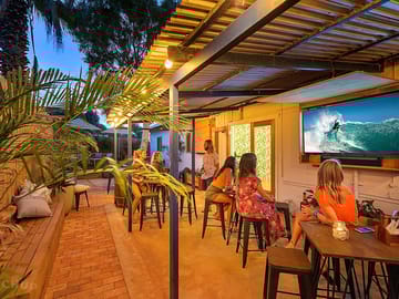 Drinks on the bistro terrace