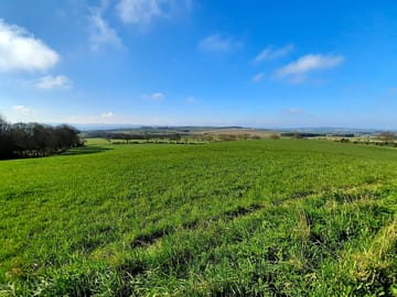 Views from the hadrian's wall route nearby