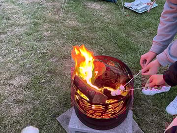 Firepit on site