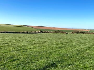 Morning view from field entrance