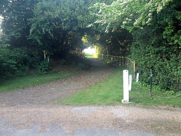 The entrance to your relaxing weekend away