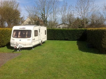 Our well tended caravan bays