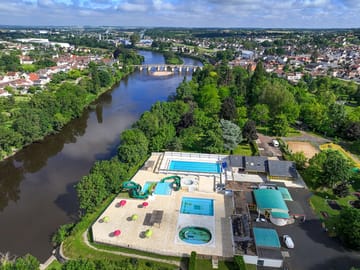 Aerial view of the site