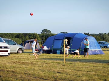 Spacious camping field