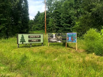 Entrance on campground road