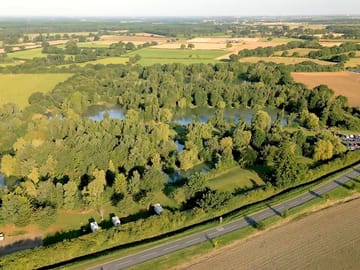 Aerial view of the site