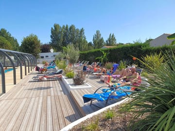 Terrace by the pool