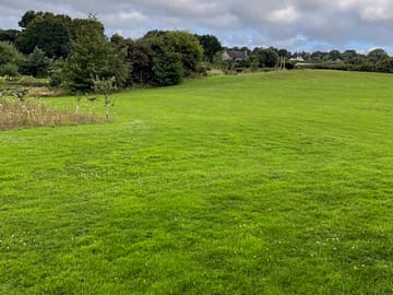 Rural view from the pitch