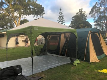 Space for an awning
