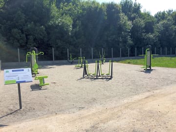 Outdoor fitness area